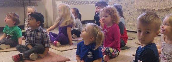 kids listening to a story